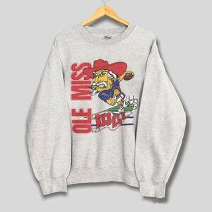 90s Vintage NCAA Ole Miss Rebels Football Sweatshirt, Ole Miss Rebels Shirt Tee